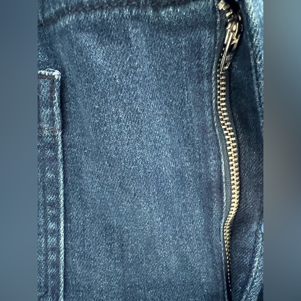 Pilcro Dark Blue Wide-Leg Jeans - Picture 8 of 10